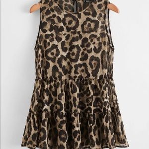 Shein leopard shirt